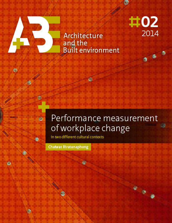 					View No. 2 (2014): Performance measurement of workplace change: in two different cultural contexts
				