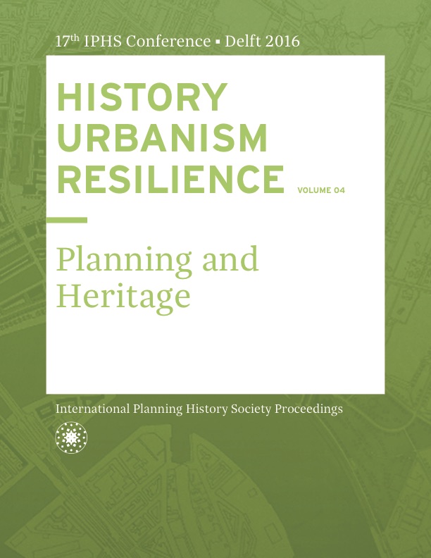 					View Vol. 17 No. 4 (2016): HISTORY URBANISM RESILIENCE: Planning and Heritage
				