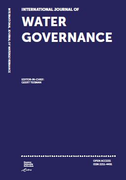 cover of International Journal of Water Governance